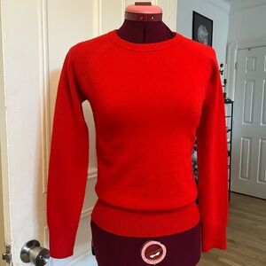 Vintage Vibrant Red Sweater